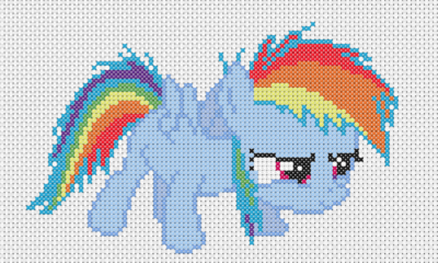 rainbow dash filly